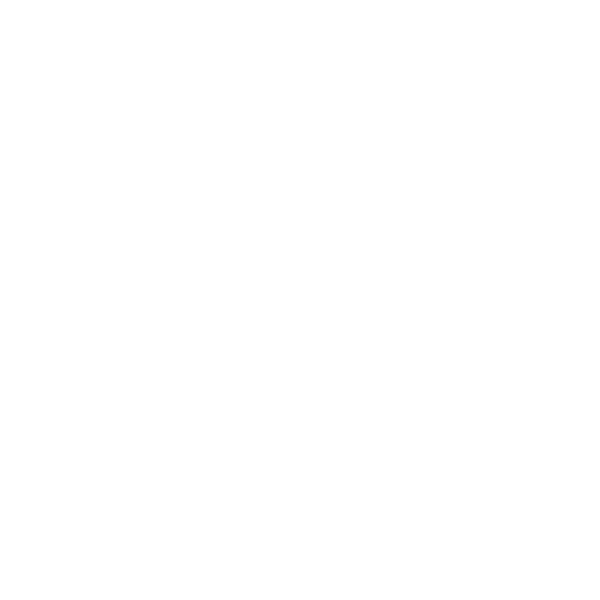 White icon depicting mountains within a circular outline on a black background.
