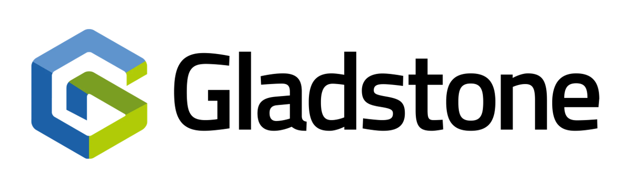 Logo featuring the letter G in blue and green with a geometric design.